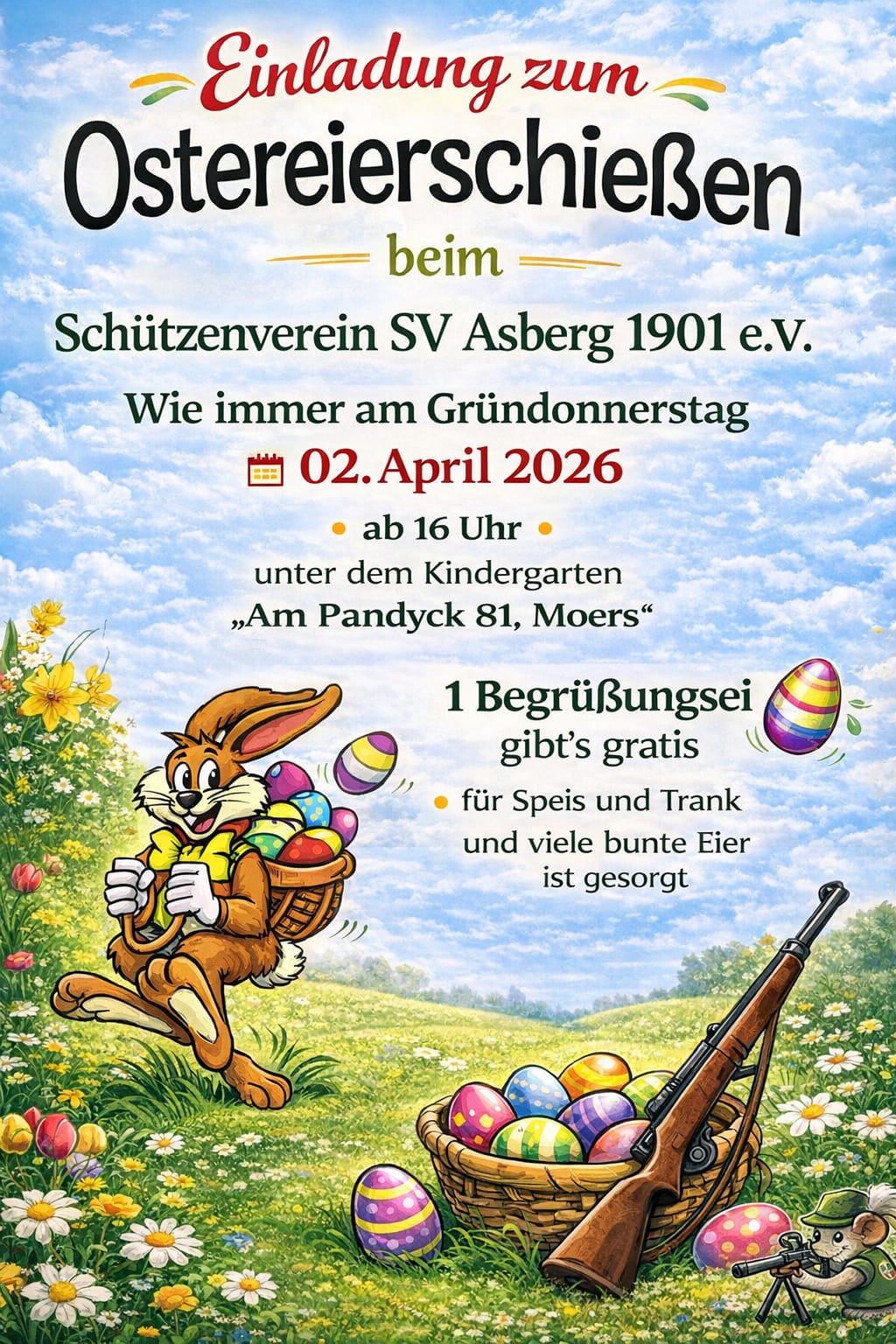Flyer: Ostereierschießen 2027